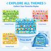 Cute 26  Keyboard Keychain 26 Grid Fidget Toy Funny Fingertip Button Keyring  Office Use