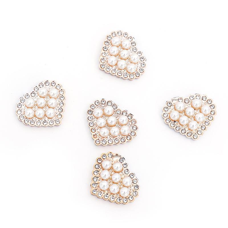 Handmade Pearl Stamen & Flower Heart Jewelry - Imitation Pearl Headdress Hair Accessory