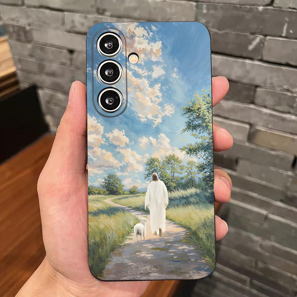 

Christian Bible Jesus Phone Case For Samsung S26 S25 Edge S24 S23 S22 S21 S20 Ultra Plus Fe Galaxy Silicon Cover Galaxy S20 FE