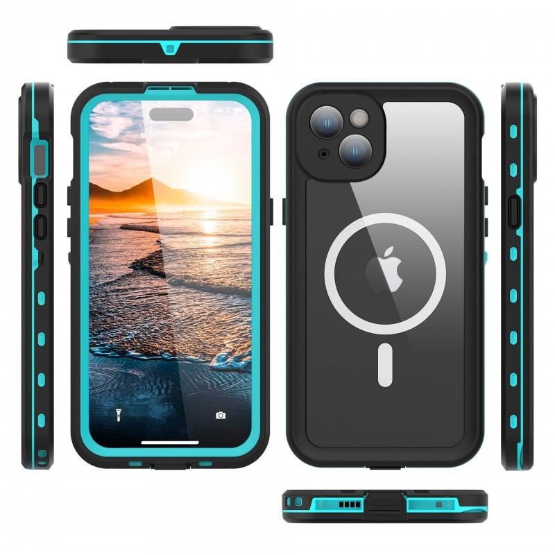 Shockproof Dustproof Waterproof TPU Phone Case IPhone 15 Plus Full Cover With Lanyard Loop DIY Customization