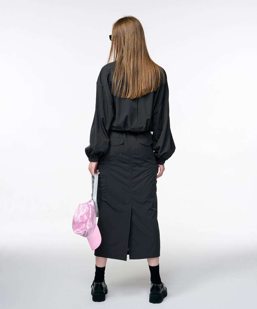 ETMON Wind Cargo Banding Skirt Charcoal