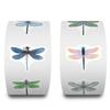 500/roll Colored Dragonfly Roll Sticker Cute Animal Children DIY Skateboard Suitcase Roll Sticker
