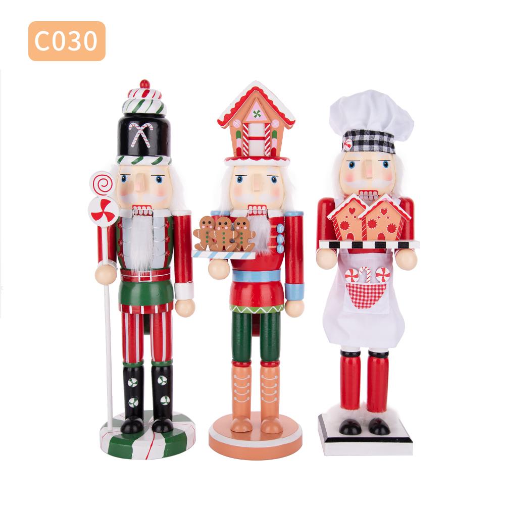 Christmas Candy House-Style Nutcracker Figurine