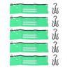 5 Set Hair Extension Holder Bag Water Proof Anti Dust Hair Extension Holder Transparent PVC Sealed