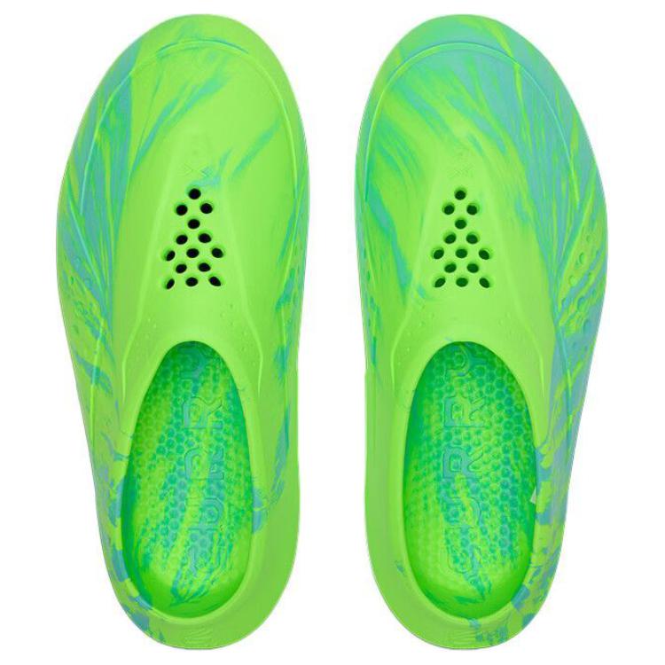 Under Armour Slip Resistant Closed Toe Slippers Unisex Neon Green 3028394-389