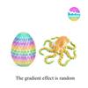 3D Printed Octopus with Eggs Figurine with Flexible Joints for Home Accessories Decor Mysterious Realistic Octopus Figurine Toy