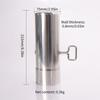 Multipurpose Adjustable Sturdy Stainless Steel Chimney Pipes with Damper Fashion Accessory for Tent Stove Exhaust
