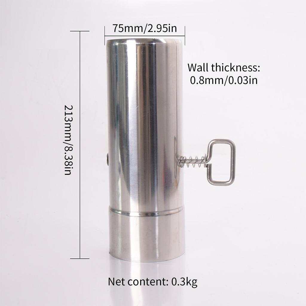 Multipurpose Adjustable Sturdy Stainless Steel Chimney Pipes with Damper Fashion Accessory for Tent Stove Exhaust