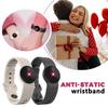Antistatické náramky Bezdrátové Nastavitelné Silikonový Statický eliminátor Přenosný Odstraňovač statické elektřiny z těla Náramek pro dospělé Univerzální