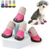 Breathable Mesh Small Dog Shoes, Anti-slip Rubber Sole, Adjustable Paw Protectors For  Pavement, Walking Running Boots Summer