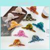 Oversized Bow Hair Clip Fashionable Acetate Hair Claw For Stylish Women With Multiple Color Options