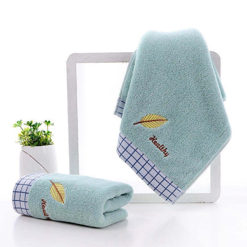 Pure Cotton Embroidered Jacquard Face Towel - Soft, Thick, Absorbent, Gift Box Included