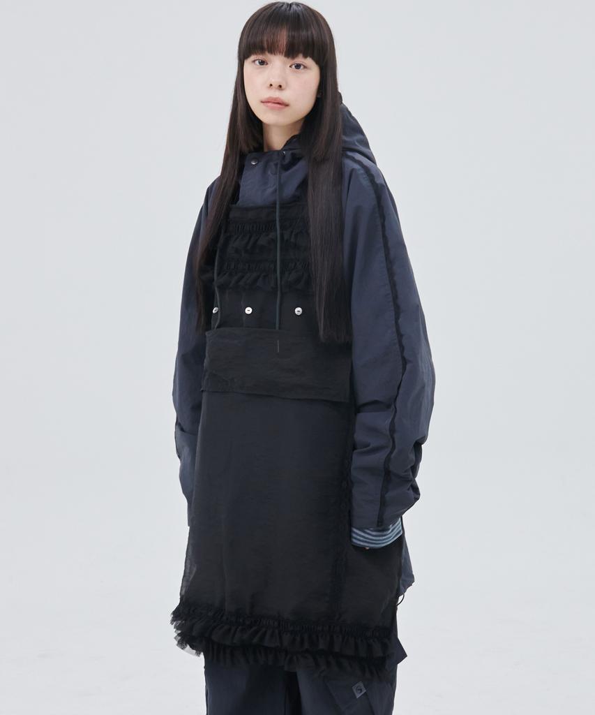 Peace Maker Ts 3Way Sheer Apron (Black)