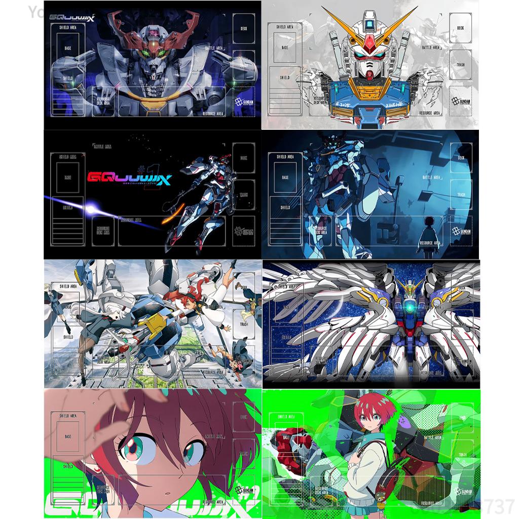 Gundam Playmat Self Made The Witch From Mercury Rubber Anti-slip GCG Battle Card Mat Anime Gift