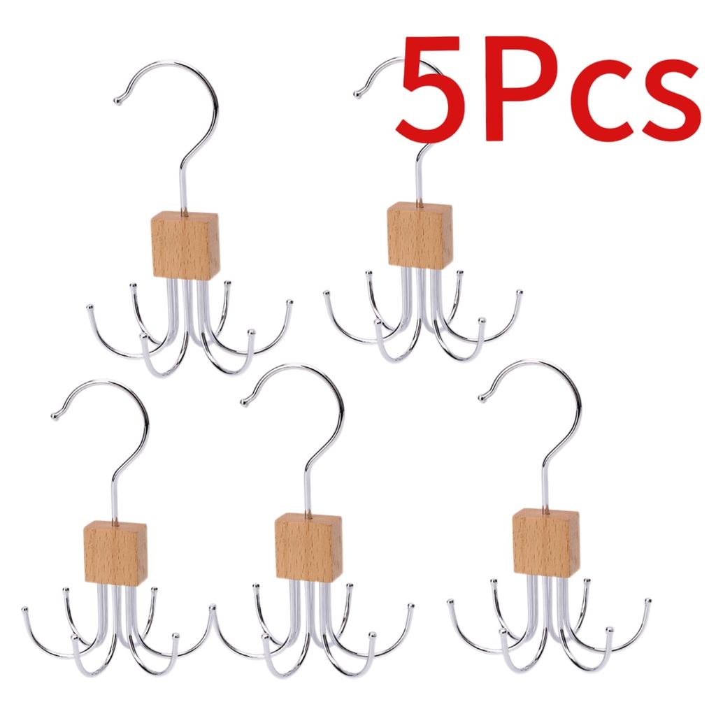 360° Rotating Belt Hanger Hook Durable Metal Belts Rack Organizer for Belts Scarves Bras Ties Home Dorm Storage Hangers