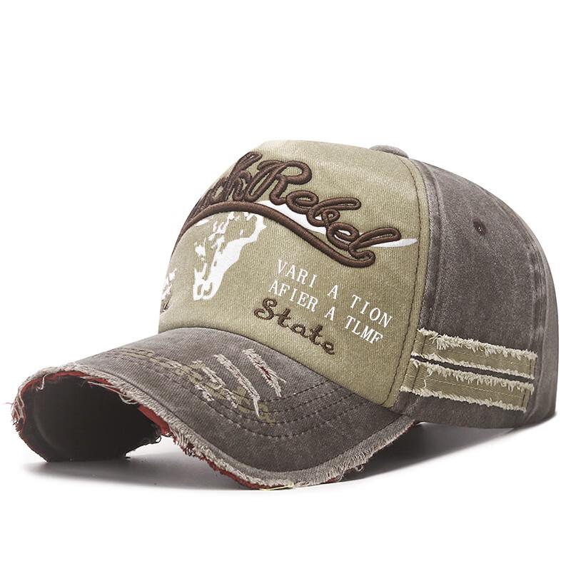 American Retro Embroidered Distressed Baseball Cap