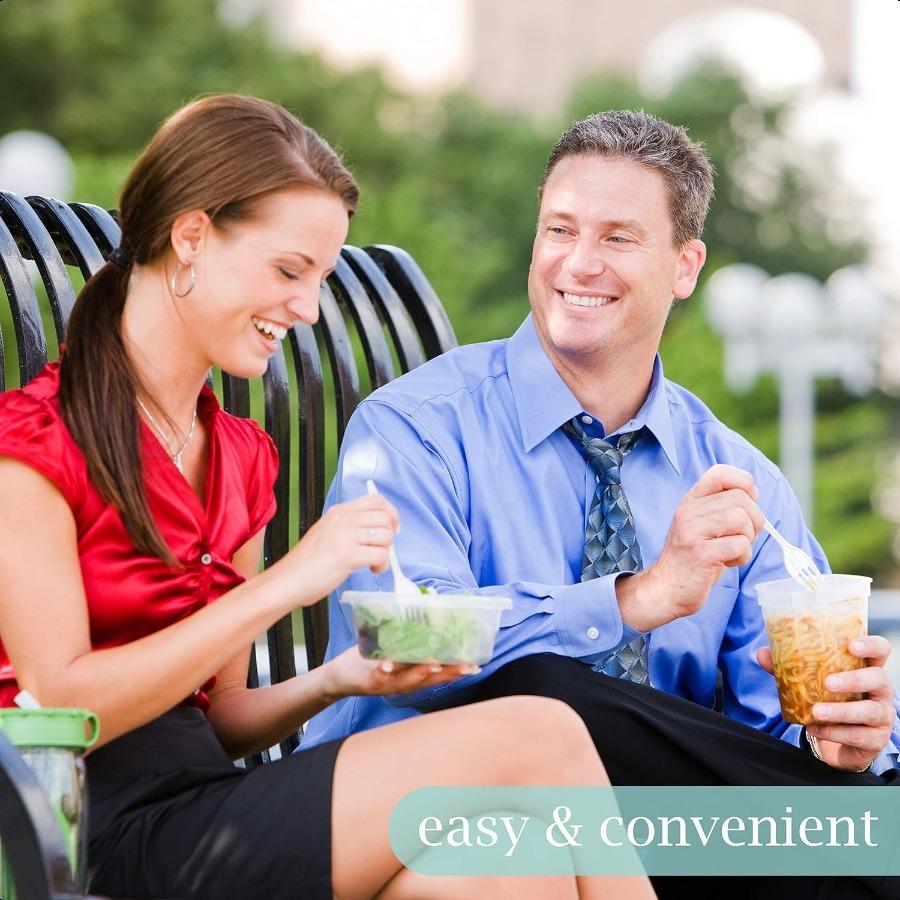 

Cutlery 800 Mediumweight White Disposable Plastic Forks United States