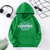 Children's Long-sleeved Loose Pullover Letter-printed Hooded Sweatshirt
