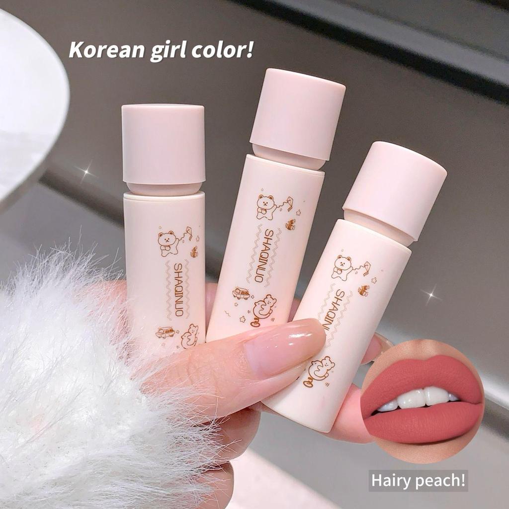 SHAQINUO Cloudy Lip Clay Colours Matte Lip Mud & Design Cosmetics Lip Mud For Daily Makeup Application