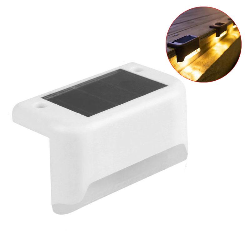 

LED Solar Step Lamp Path Stair Outdoor Garden Lights Waterproof Balcony Light Decoration for Patio Stair Fence Light 1Pcs