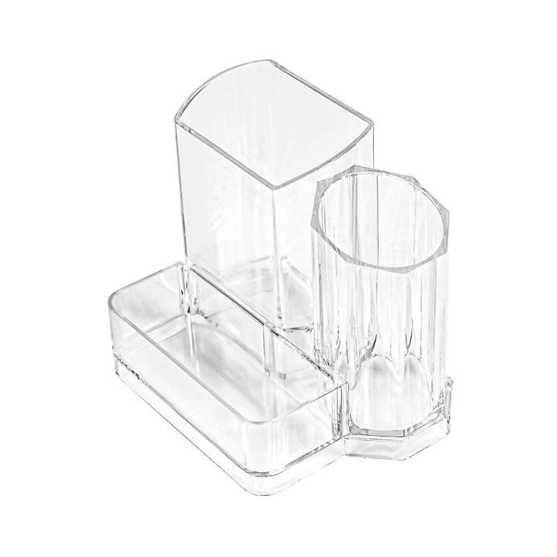 

Portable Waterproof Cosmetic Storage Case Clear Acrylic Makeup Organizers for Travel and Home Use 1