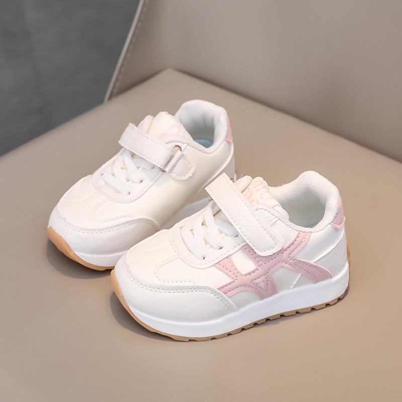 Children's Forrest Gump Shoes 2025 Spring and Autumn Girls Leather Running Shoes Korean Version Boys Casual Board Shoes Medium and Small Chil