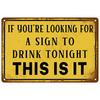 Vintage Bar Metal Signs Bathroom House Living Room Home Retro Wall Decorations Items Luxury Decor Interior Art Posters Tin Signs