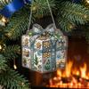 Easy to Hang Xmas Tree Ornaments Christmas Hanging Pendant with Chain, Lightweight Winter Wall Decor, Double-sided Indoor Festive Decorations Acrylic
