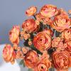 1 Bunch Artificial Camellia Flower Bouquet Realistic Fake Silk Flower