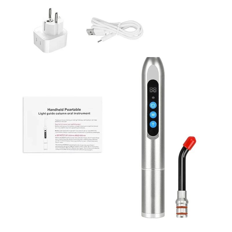 Red Light Therapy Cold Sore Device For Mouth Sores Treatment 660nm 850nm NearInfrared LED Light Therapy Machine Skin Care Wand