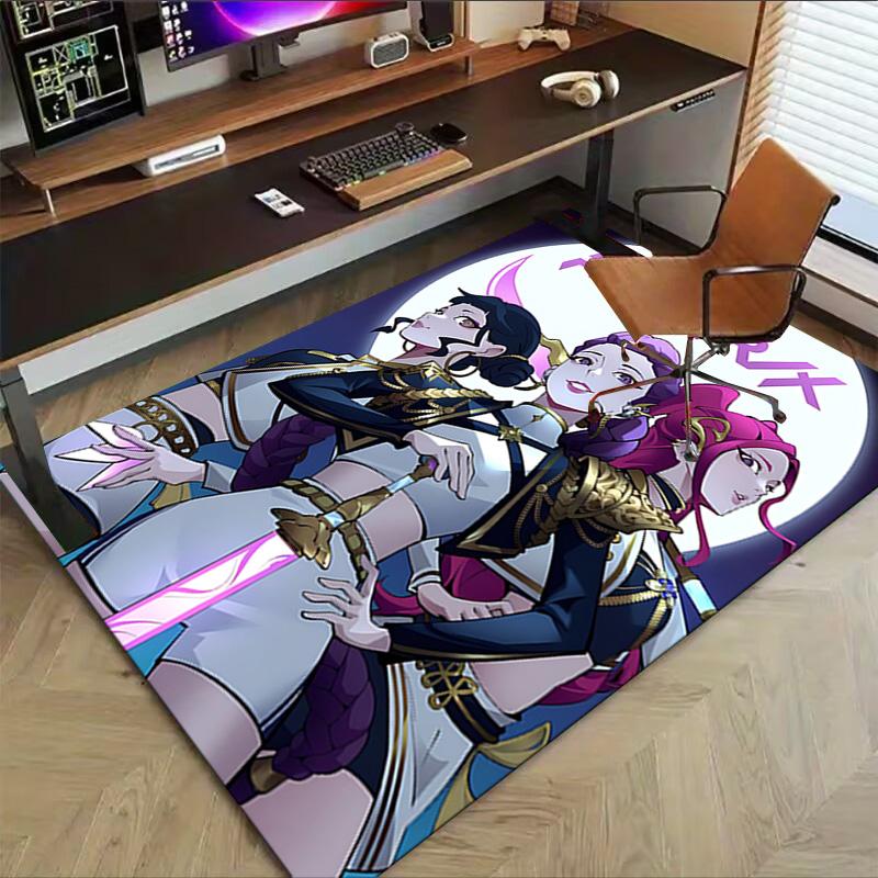 Huntress Trio Adventure Carpet For Playroom Bedroom Living Room Sofa Home Decorkids Game Area Rug Nonslip Floor Mat