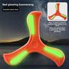 360 Degrees Returning Spinner Children Boomerang Three-leaf Cross Flying Disc  Outdoor Sports Toys