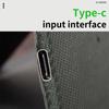 Foldable PU Leather Laptop Mouse Pad 15W Wireless Phone Charger with Pen Holder