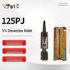 125PJ Quarter Dissection Training Bullet Model