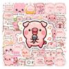 Cute Cartoon Pig Stickers Funny Kawaii Kids DIY Gift Toy Decorative Decal for Scrapbook Journal Laptop Phone Luggage Waterproof