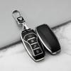 Silver Edge Key Case for BYD Models: Han EV, Qin Plus DMI, Song Pro, Yuan Max, Tang DMI, Dolphin, e2, e3, d1