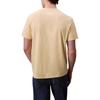Calvin Klein Letter Logo Round Neck Short Sleeve T-Shirt Men Tops Yellow Blue 4RB862GRM9