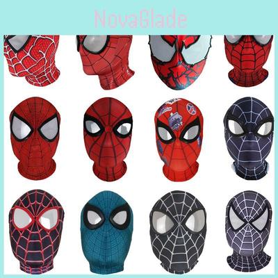Živá Spiderman Spider Man Miles Morales Elastická pokrývka hlavy Maska Pro Dospělé