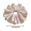 Übergroße Haargummis mit plissiertem Mesh und Perlendetail, Zopfgummi, modische Haaraccessoires für den täglichen Gebrauch