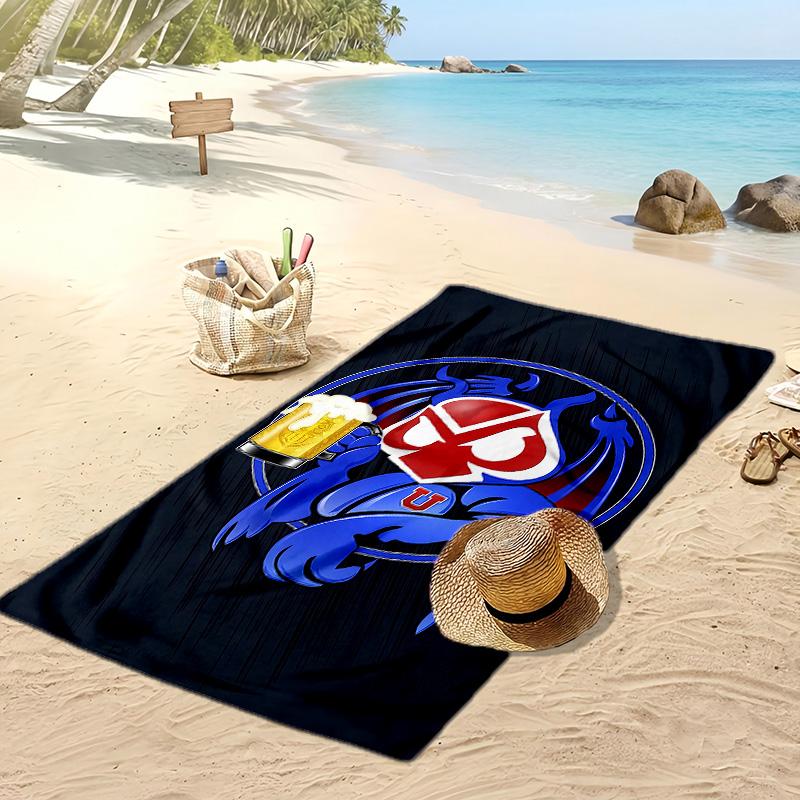 Universidad de Chile Printed Beach Towel Quick Dry Soft TowelPortable Large Rectangular Beach Blanket for Travel Swimming Pool