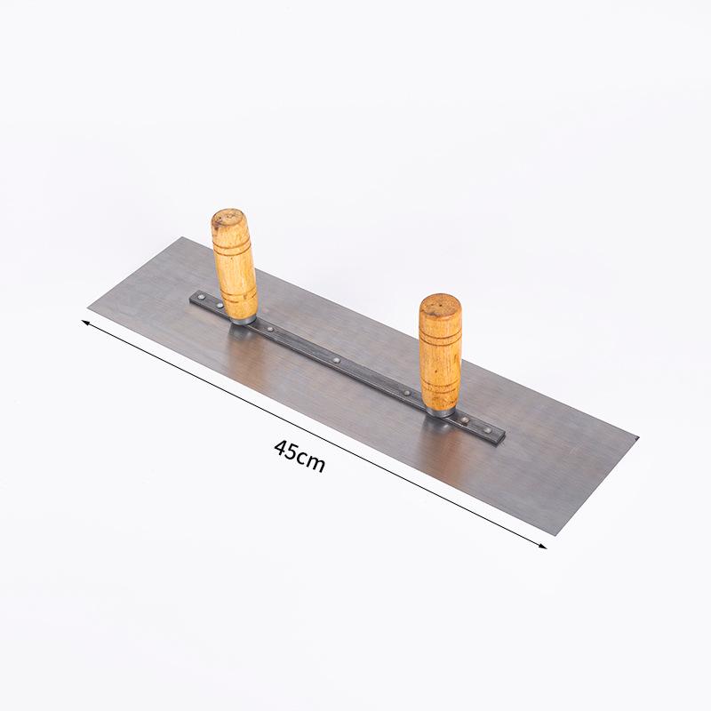 

Two-Handle Blue Steel Trowel & Putty Scraper - Sizes: 45 , 50 , 55 , 60