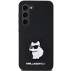 Karl Lagerfeld Klhcs23Ssmhcnpk S23 S911 Czarny/Black Hardcase Silicone Choupette Metal Pin