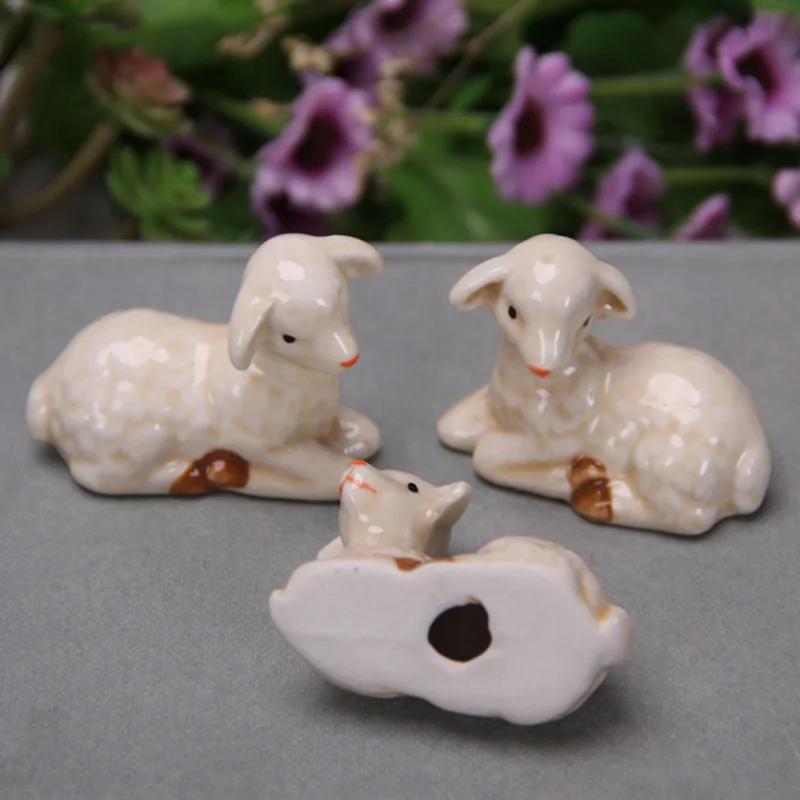 1-3PCs Lovely Ceramic Animal Pen Holder DIY Kitchen Tableware Chopstick Spoon Rest Rack Dining Table Decor