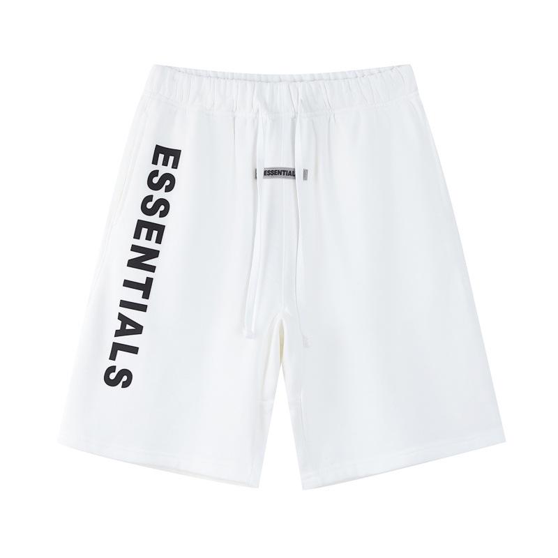 FOG ESSENTIALS Unisex Loose Silicone Print Casual Shorts