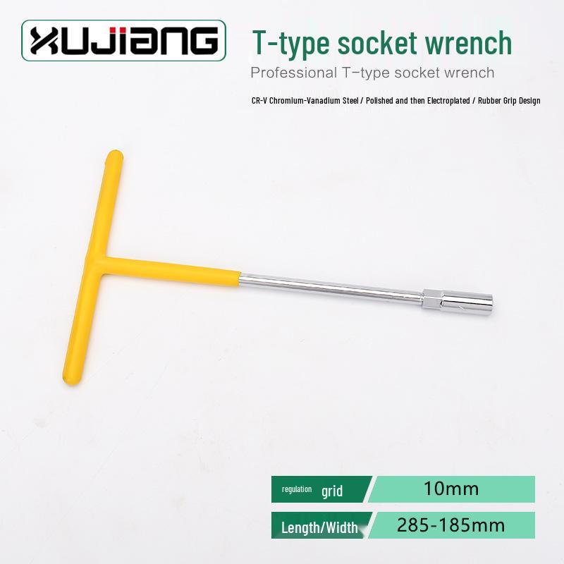Extended T-handle Hex Socket Wrench (6-19mm)