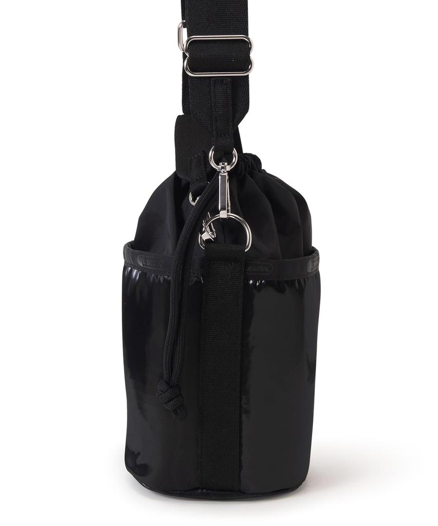 SM KORDELZUG BEUTEL/3040/Schwarz Glänzend/Schwarz