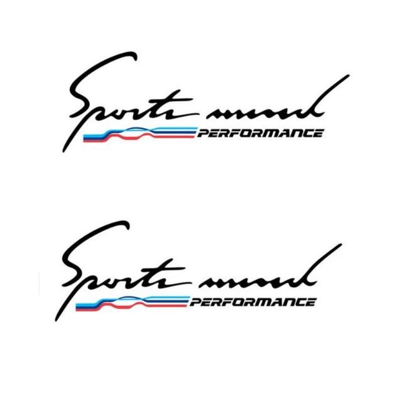 2pcs Car Side Window M Performance Glass 3D Sticker for Bmw M X1 X3 X4 X5 X6 X7 E46 E90 F20 E60 E39 F10 F30 Car Accessories