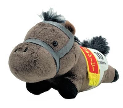 Thoroughbred Collection Lying Down Mascot Ball Chain 2 Approx. 12cm (Winning Ticket)
