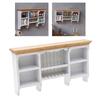 Display Shelf Miniature Display for 1:12 Scale Dollhouses, Perfect for Pretend Play and Display Realistic Wood Furniture