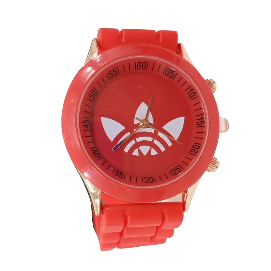 Relógios femininos masculinos esportivos de silicone relógio casual de quartzo